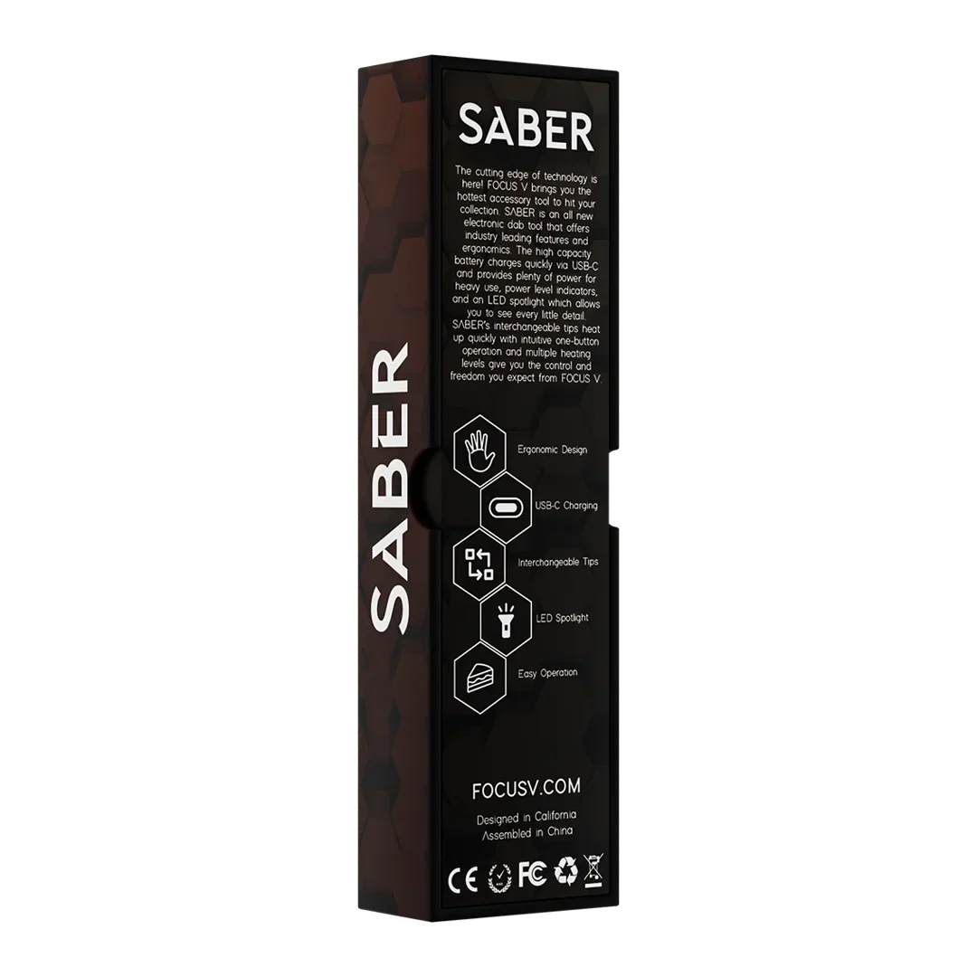 Focus V Saber Electronic Dab Tool - Tangerine