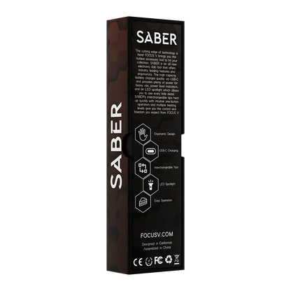 Focus V Saber Electronic Dab Tool - Tangerine