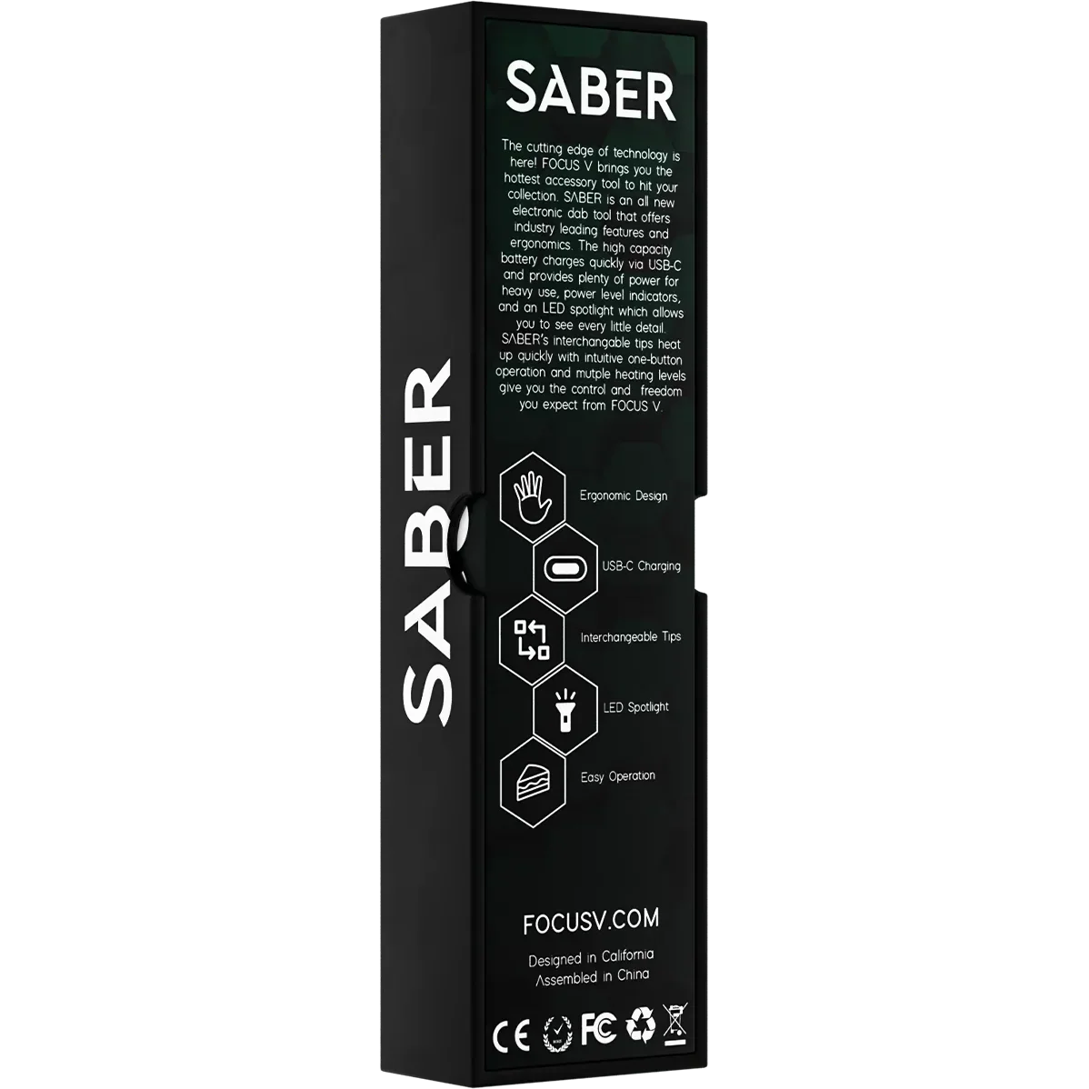 Focus V Saber Electronic Dab Tool - Teal